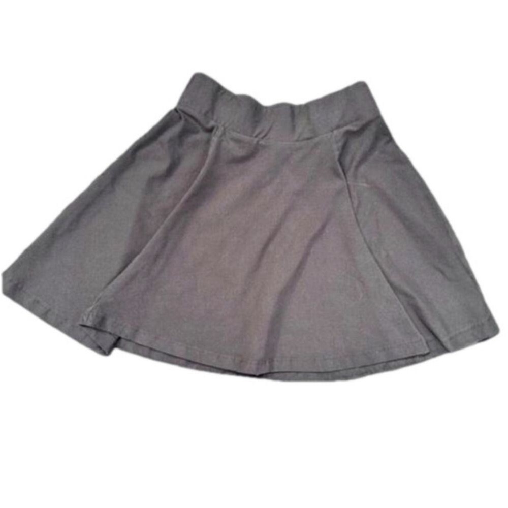 H&M Divided Black Fit & Flare Mini Skirt XS Cotton Casual Coquette Schoolgirl